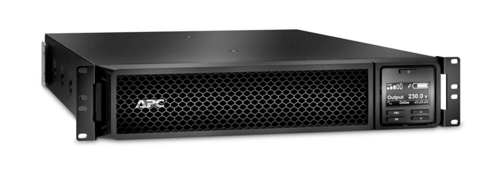 APC Smart-UPS On-Line SRT3000RMXLI-NC Noodstroomvoeding - 3000VA, 8x C13 & 2x C19, rackmount, NMC