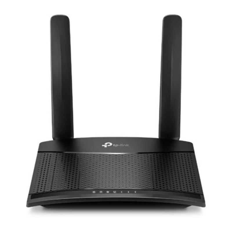 TP-LINK TL-MR100 draadloze router Fast Ethernet Single-band (2.4 GHz) 3G 4G Zwart