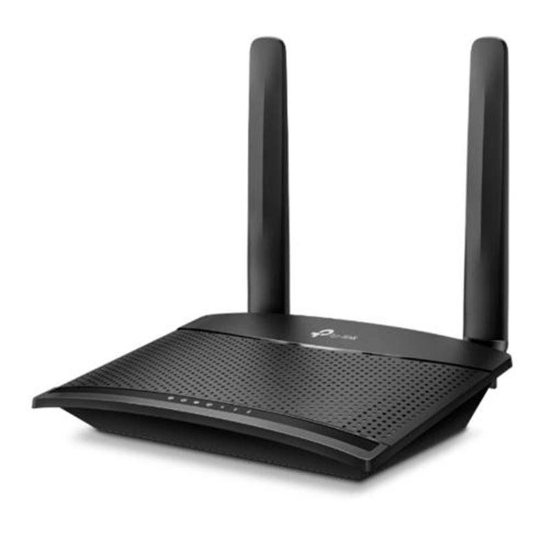 TP-LINK TL-MR100 draadloze router Fast Ethernet Single-band (2.4 GHz) 3G 4G Zwart