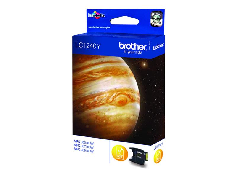 Brother LC-1240Y inktcartridge Origineel Geel 1 stuk(s)