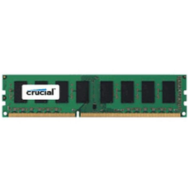 Crucial PC3-12800 geheugenmodule 4 GB 1 x 4 GB DDR3 1600 MHz